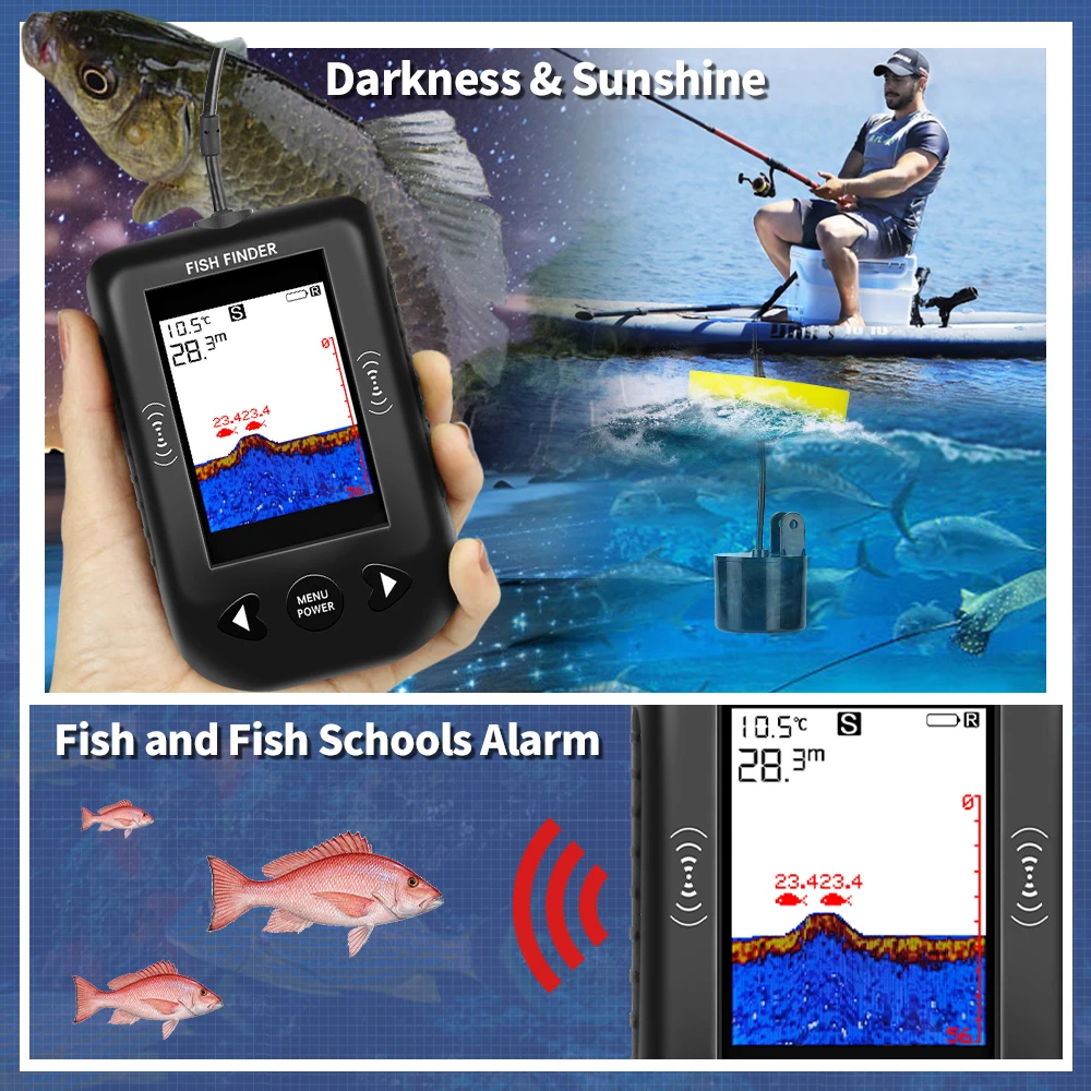 Erchang XF03 Fish Finders 45 D - Fishing Depth Finder recension och pris