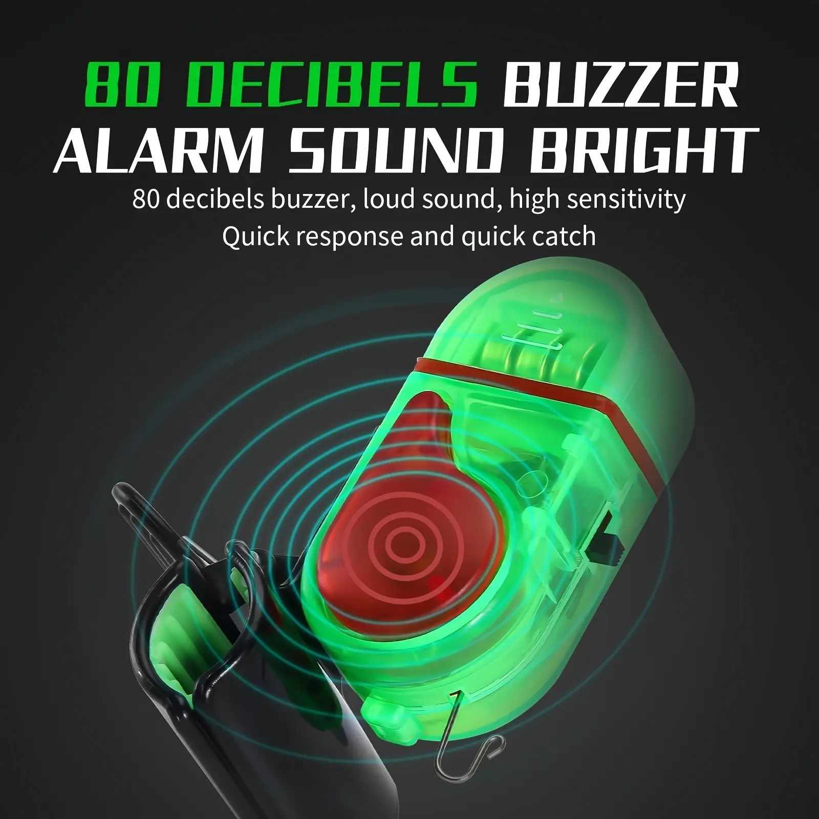 2PCS LED Fishing Bite Alarm, 2 - Bite Alarm recension och pris